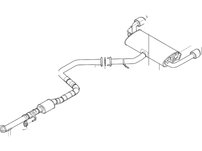 Hyundai Veloster N Muffler - 28710-K9101
