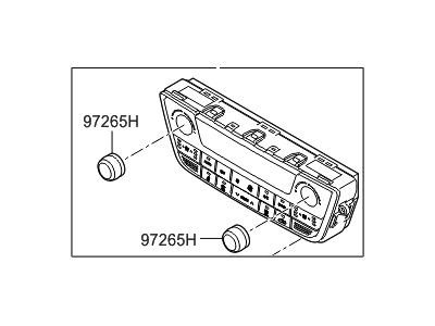 Hyundai Sonata Hybrid Blower Control Switches - 97250-E6730-GU