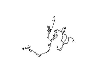 Hyundai 89670-3NAD0 Wiring Harness-Rear Seat,RH