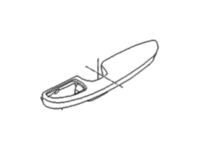 Hyundai 83350-3M000-AV2 Rear Door Armrest Assembly, Left