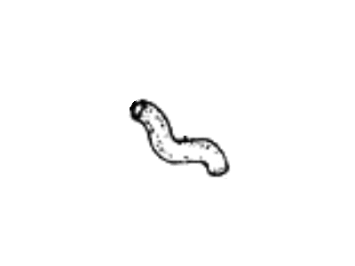 1986 Hyundai Excel Radiator Hose - 25412-21000