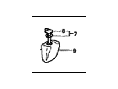 1986 Hyundai Excel Coolant Reservoir - 25430-21200
