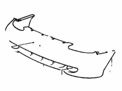 1998 Hyundai Tiburon Bumper - 86510-27000