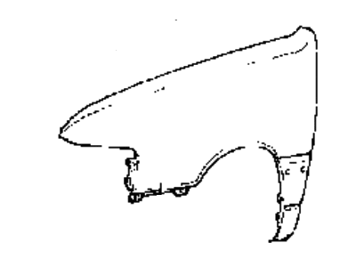 Hyundai Excel Fender - 66311-24310