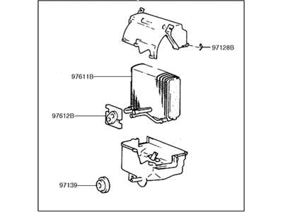 Hyundai 97601-24001 EVAPORATOR Unit