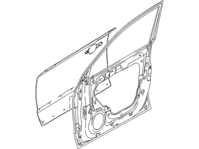 Hyundai 76004-2E020 Panel Assembly-Front Door,RH