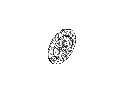 Hyundai 41100-26080 Disc Assembly-Clutch