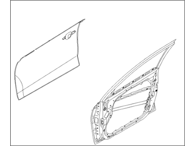 Hyundai 76003-2L210 Panel Assembly-Front Door,LH