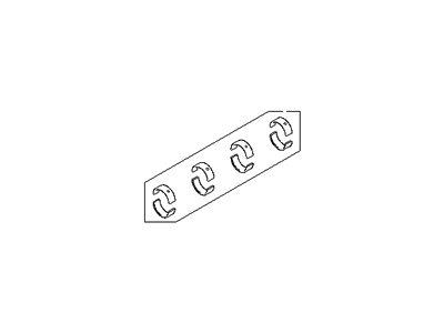 Hyundai 21020-23921 Bearing Set-Crank Shaft