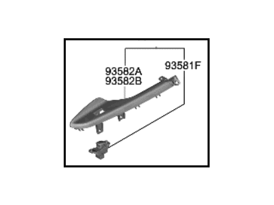 Hyundai Kona Power Window Switch - 93590-J9000-TMT