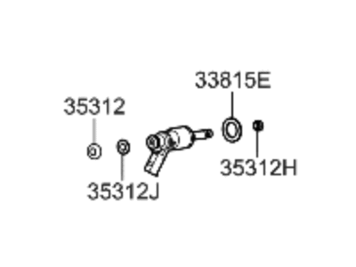 Hyundai Elantra Fuel Injector - 35310-03HA0