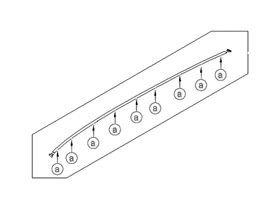 Hyundai 87241-2B000 Garnish Assembly-Roof Side,RH