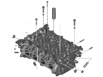 2022 Hyundai Venue Cylinder Head - 515N5-2MU00
