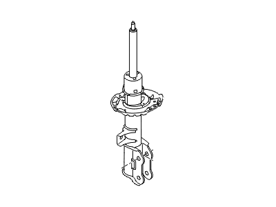 Hyundai 54661-D3000 Strut Assembly, Front, Right