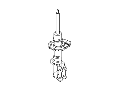 Hyundai 54651-D3170 Strut Assembly, Front, Left