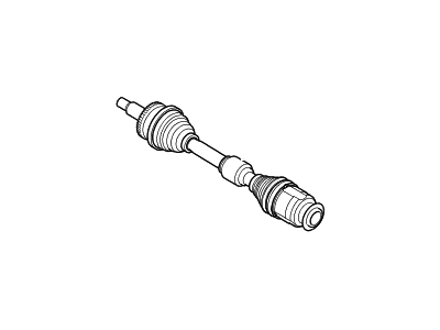 Hyundai 49501-F2300 Shaft Assembly-Drive,RH