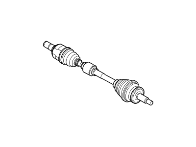 Hyundai 49500-F2200 Shaft Assembly-Drive,LH