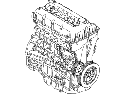 Hyundai 1G151-2GU00-HRM Discontinued Reman Engine