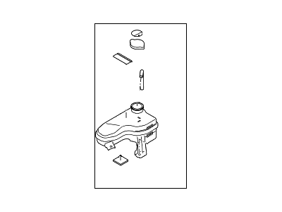 Hyundai 25430-4R000 Radiator Reservoir Assembly