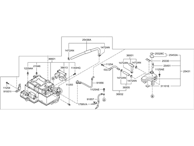 Hyundai 36600-3D003 HPCU Reservoir Module