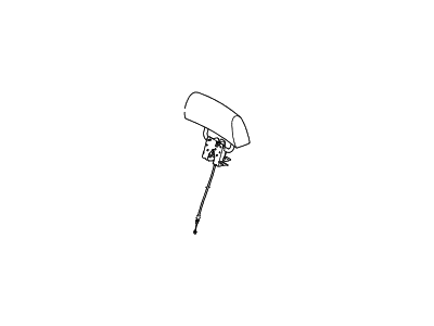 Hyundai 89700-B8500-R5X Headrest Assembly-3RD