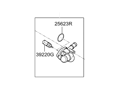 Hyundai 25600-2B760 Control Assembly-Coolant Temperature