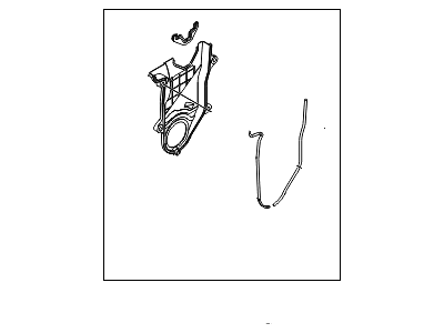 Hyundai 21350-22001 Cover Assembly-Timing Belt Lower