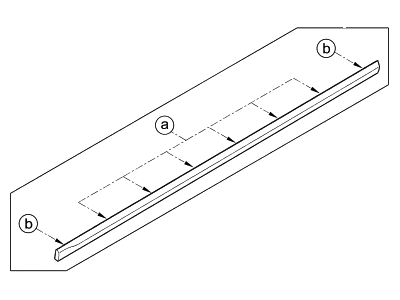 2022 Hyundai Genesis G90 Door Moldings - 87712-D2000