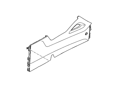 Hyundai 84612-2SBA0-9P Panel Assembly-Floor Console Outer,RH