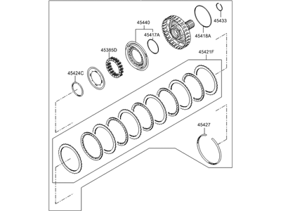 Hyundai 45410-4F300 Clutch Assembly-Rear