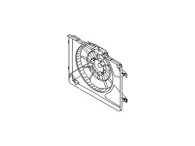 2008 Hyundai Elantra Touring Fan Shroud - 25350-2H160