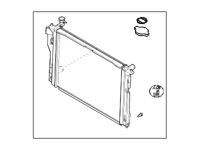 Hyundai Radiator - 25310-B1250