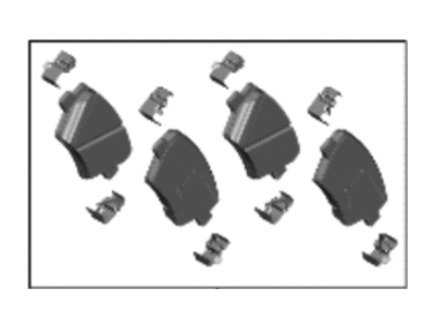 2023 Hyundai Genesis GV80 Brake Pad Set - 58302-T6A20