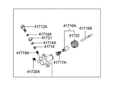 Hyundai 41710-22660 Cylinder Assembly-Clutch Release