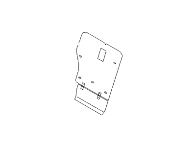 Hyundai 89470-0W510-WK Board Assembly-2ND Back,RH