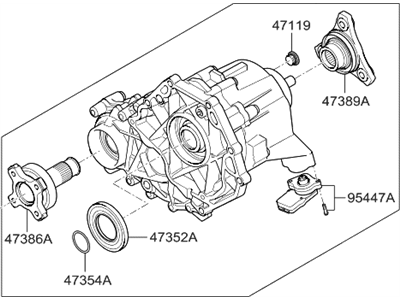 Hyundai 47300-4E201 Transfer Assembly