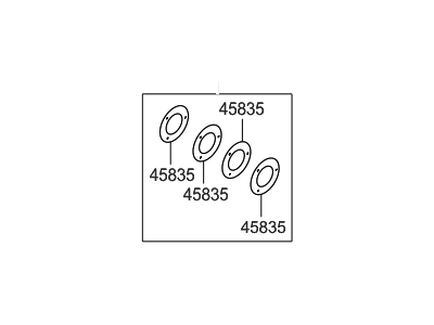 Hyundai 43204-39000 Spacer Set-Differential Gear
