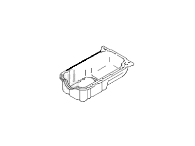 2004 Hyundai Sonata Oil Pan - 21521-37103