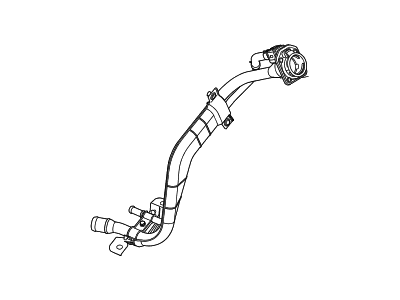 Hyundai 31030-3X520 Filler Neck & Hose Assembly