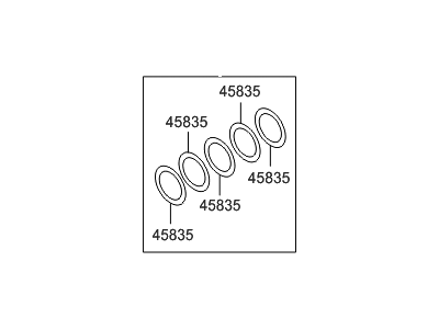 Hyundai 45834-39810 Spacer Set-Differential Gear