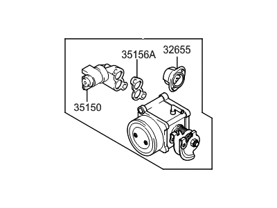 Hyundai 35100-23751 Body Assembly-Throttle