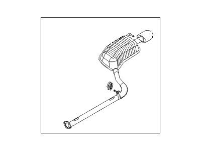 2008 Hyundai Sonata Tail Pipe - 28700-3K520