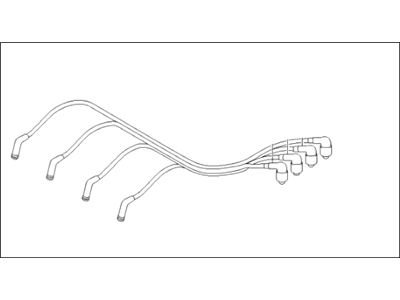 1995 Hyundai Accent Spark Plug Wire - 27501-22B00