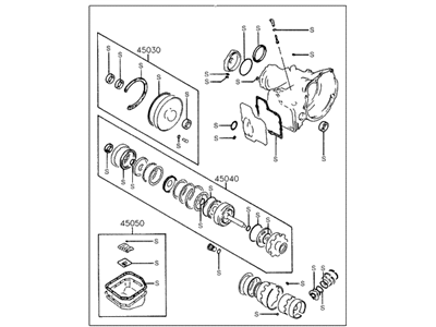 Hyundai 45010-22B03 Seal Kit-Automatic Transaxle Overhaul