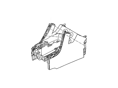 Hyundai Santa Fe Center Console Base - 84611-2W100-NBC