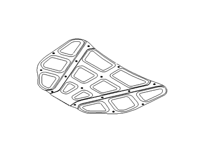Hyundai 81125-2C001 Pad-Hood Insulating