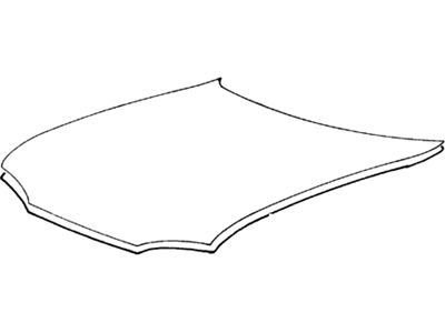 Hyundai 81125-34101 Pad-Hood Insulating