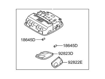 Hyundai Dome Light - 92810-4R000-YDA