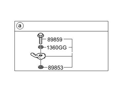 Hyundai 89891-1R000 Holder Assembly-Child Rest Hook