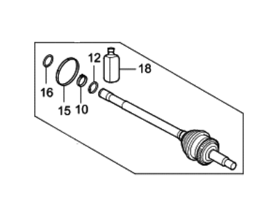 Hyundai CV Joint - 49526-D3050